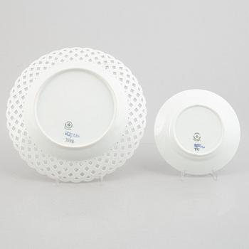Royal Copenhagen, 27 pieces of a "Blue Fluted" porcelain service, Denmark.