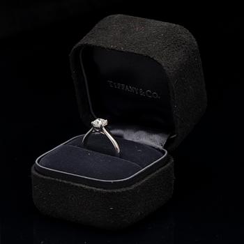 RING, diamant, platina, "Lucida", Tiffany & Co., 2014.