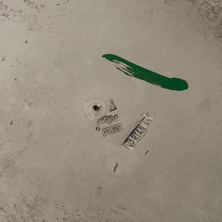 A Persian silver bowl, Vartan Isfahan, 20th century.