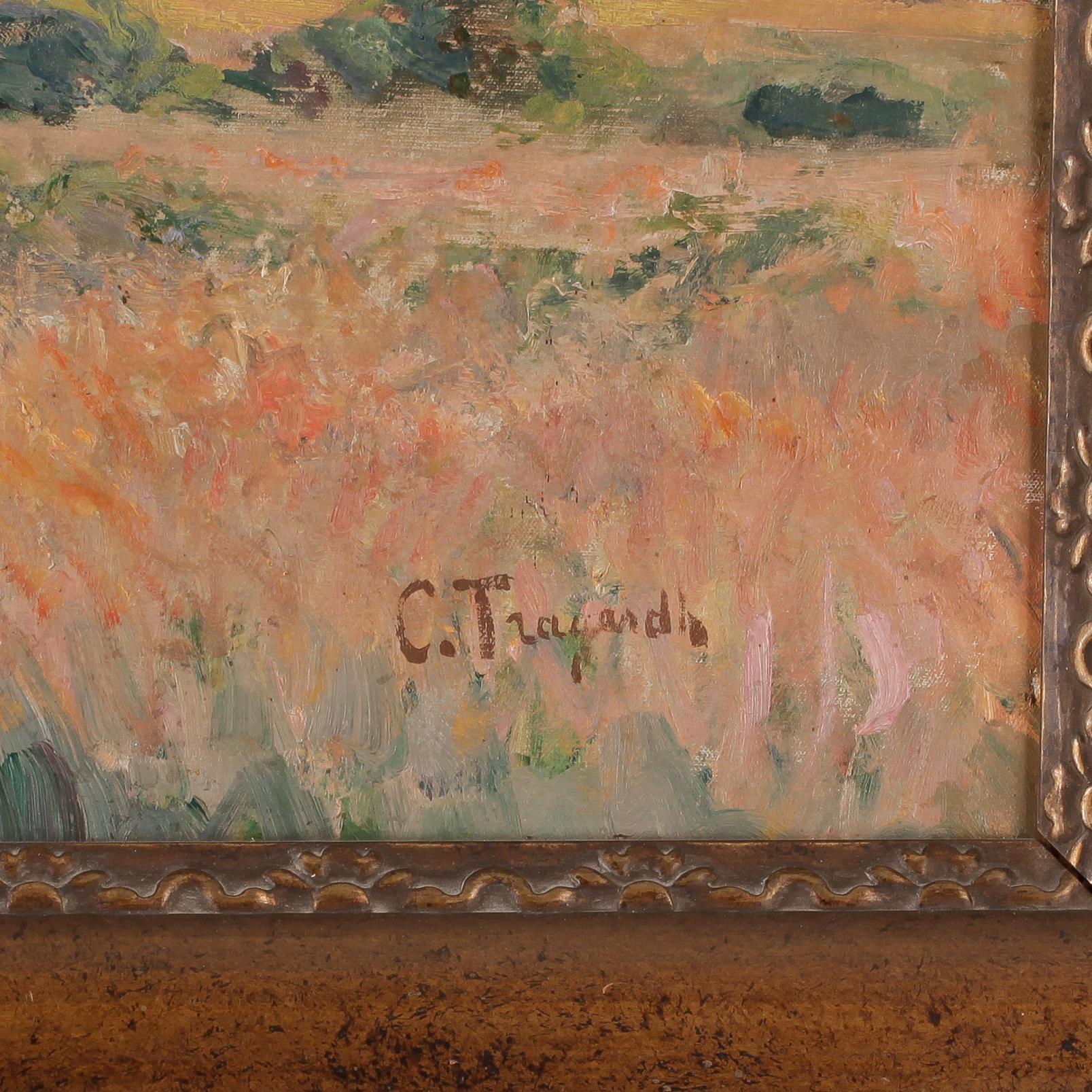 CARL TRÄGÅRDH, olja på duk, signerad.