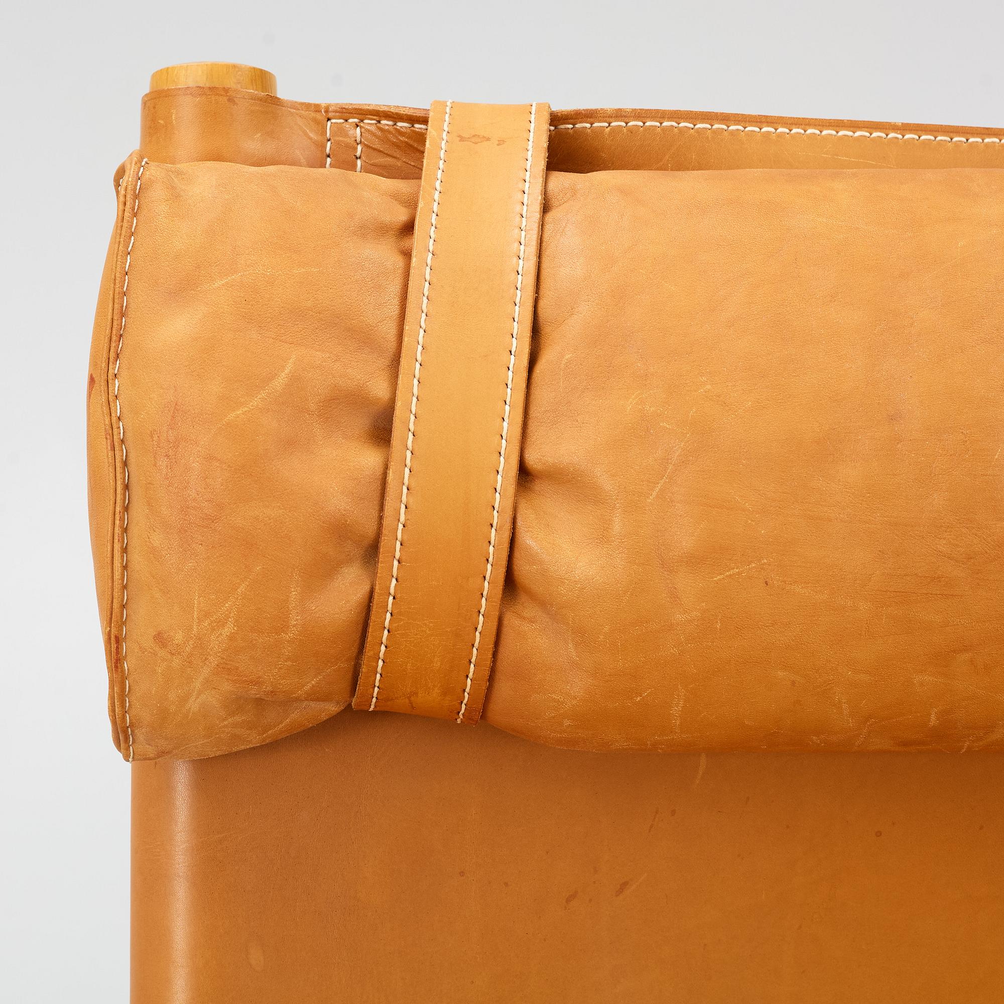 Kenneth Bergenblad, Armchairs, 2 pcs, "Dormi" high and low, Dux, designed in 1979.