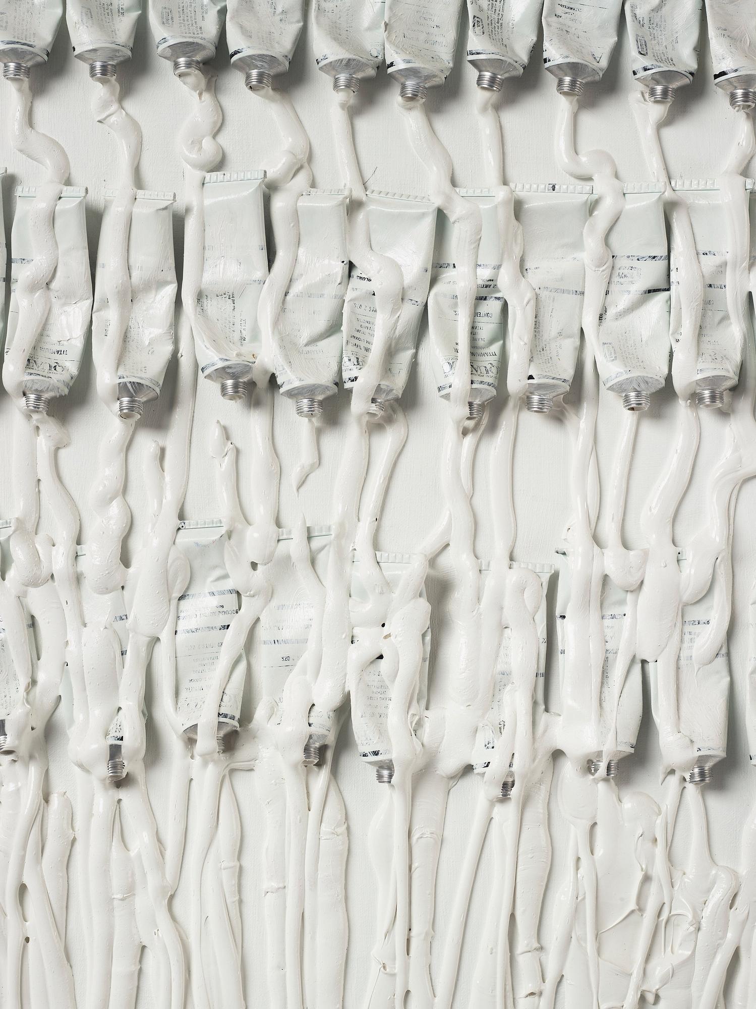 Arman (Armand Pierre Fernandez), "Monochrome Accumulation No. 5002".