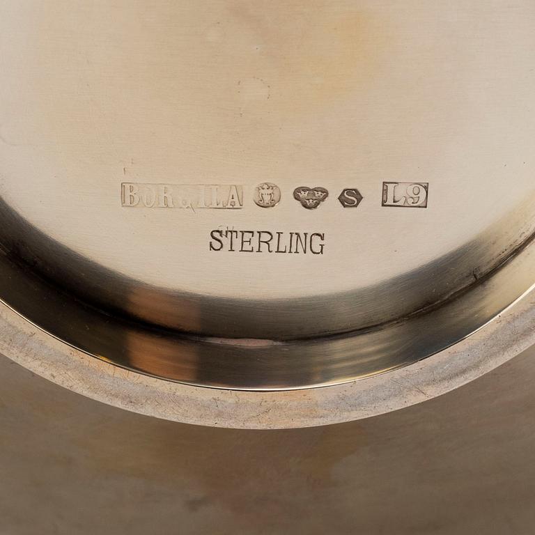 ATELIER BORGILA, a sterling silver dish, Stockholm, 1961, 856 gram.