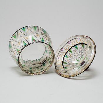 HAIDA STEINSCHÖNAU, glass bonboniere, early 20th century.