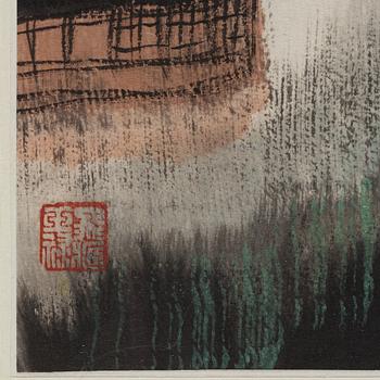 Zhao Zhunwang, born 1944, ink and colour on paper.