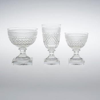 GLASSERVIS, 24 delar, "Kent", Elis Bergh, Kosta.