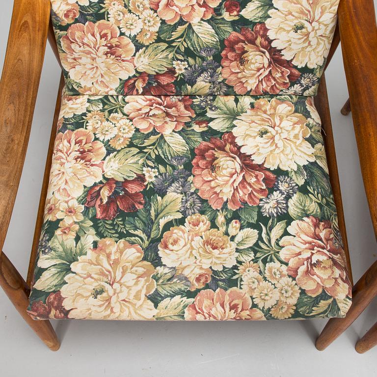 Finn Juhl, a pair of 1960s '138' armchairs , France & Søn, Denmark.