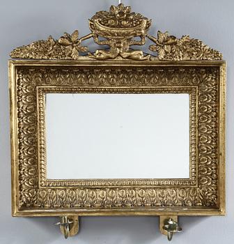 SPEGELLAMPETTER, ett par, empire, 1800-tal.