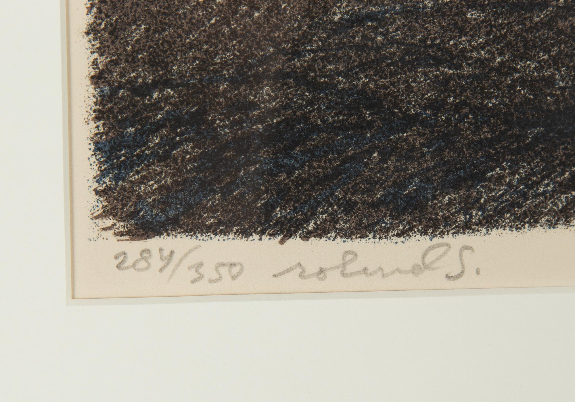 Roland Svensson, lithograph in color, signed and numbered 284/350.