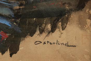 Allan Österlind, watercolour, signed.