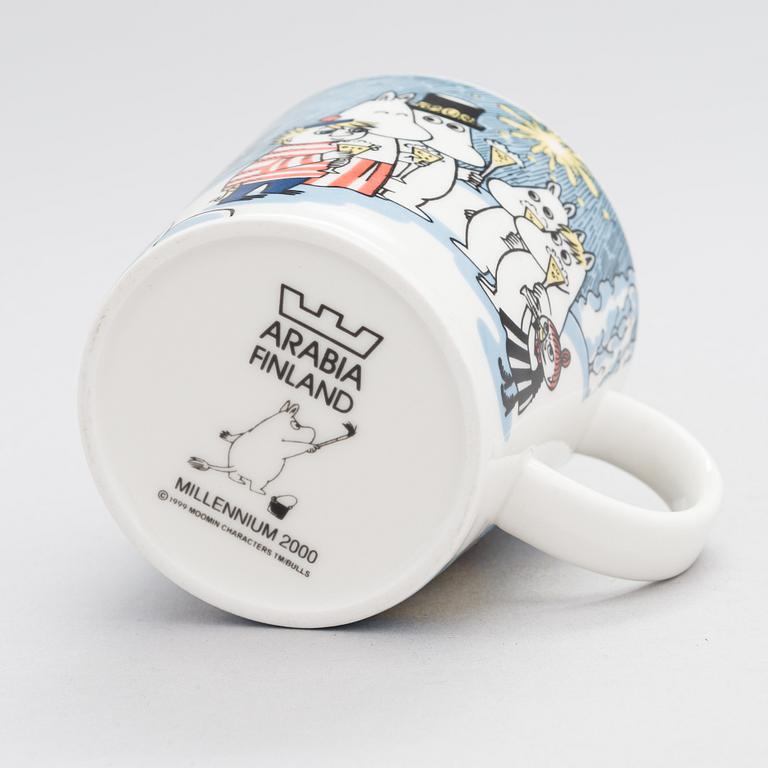 Muumimuki, posliinia, "Millennium", Moomin Characters, Arabia 1999-200.