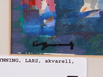 GYNNING, LARS, akvarell, sign.