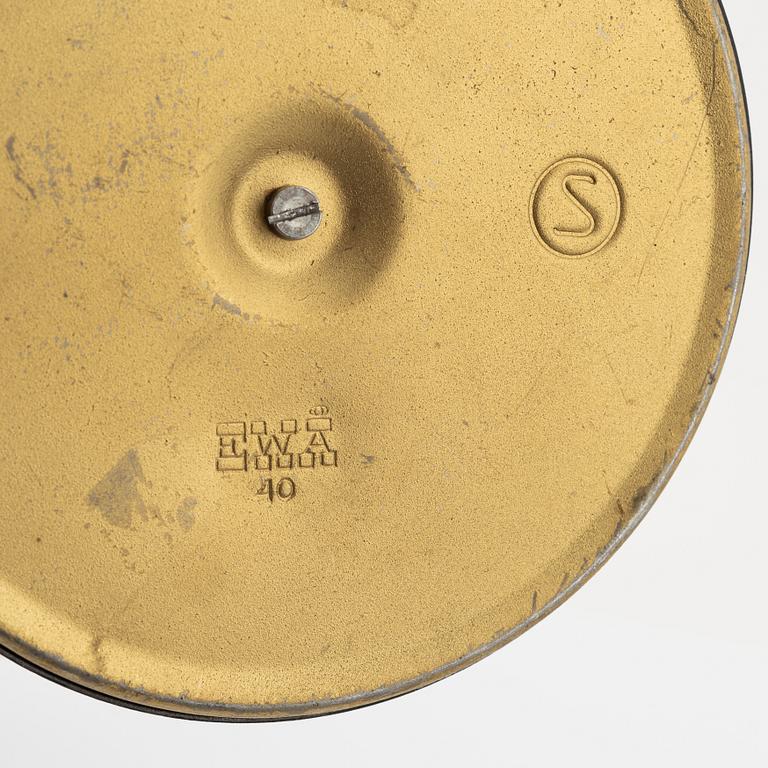 A pair of model '40' wall lights / table lights, EWÅ, Värnamo, mid 20th Century.