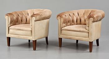 CLUBFÅTÖJER, ett par, 1900-talets första hälft.