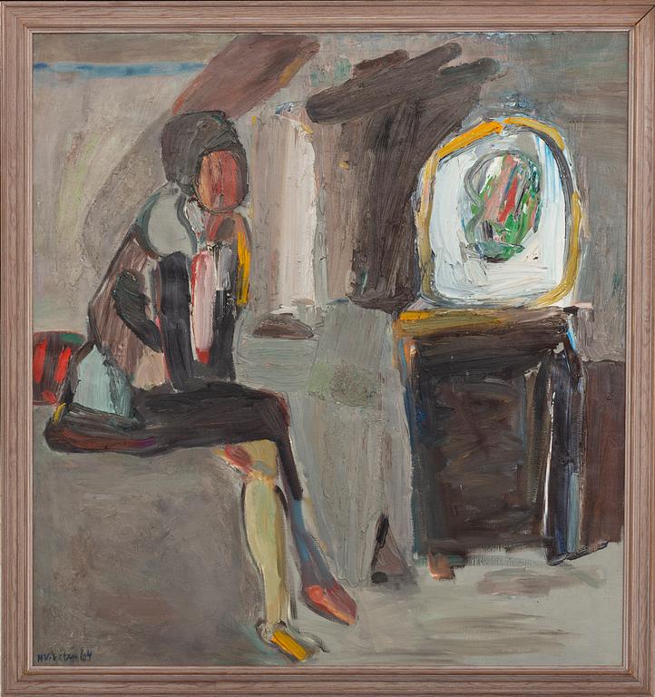 A PAINTING by HANS VIKSTEN,
