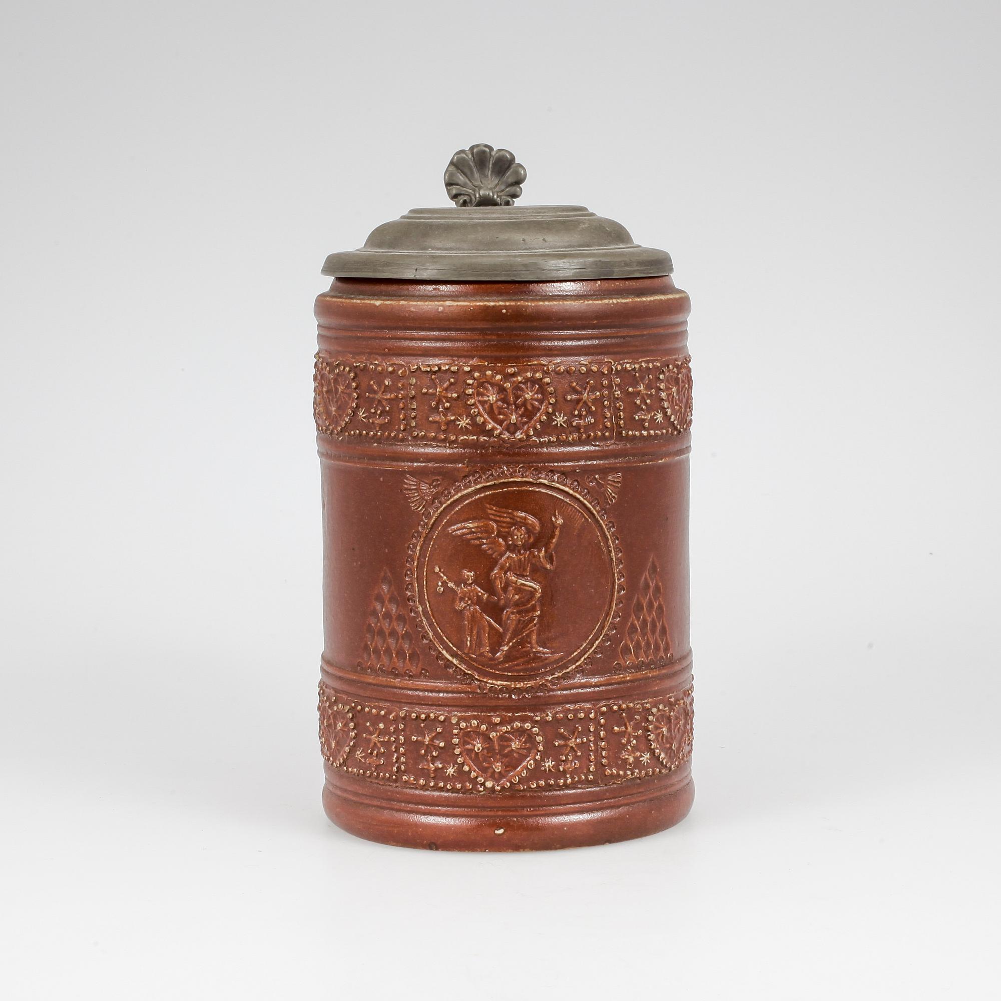 STOP, stengods, troligen Bayern, 1700-tal.