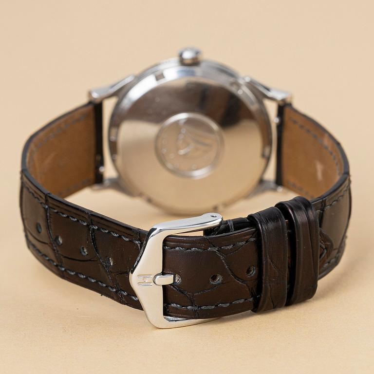 Omega, Constellation, Calendar, "Meister", "Pie-Pan", "Double signed", ca 1966.