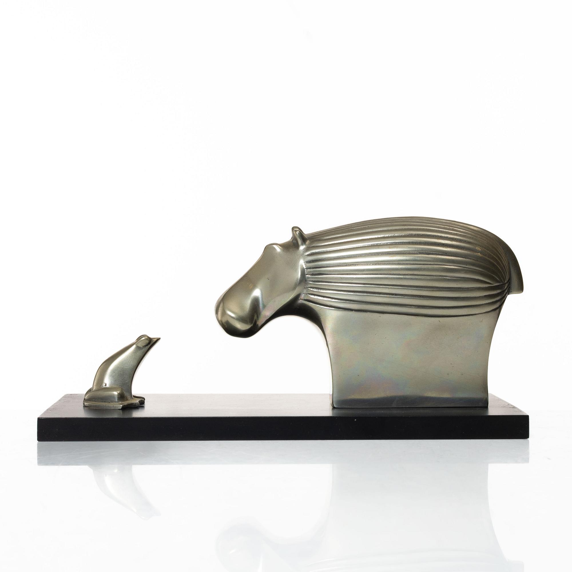 Gunnar Cyrén, a two-piece figure group.