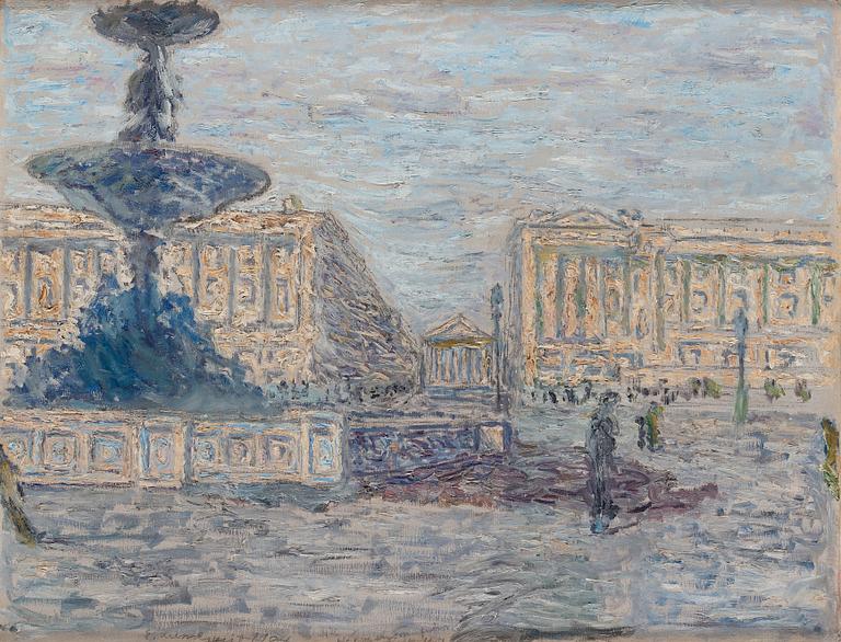 Evert Lundquist, "Place de la Concorde".