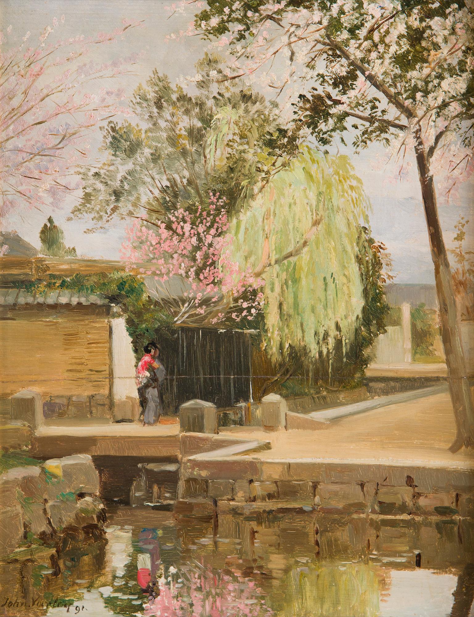 John Varley II, Japansk trädgård.