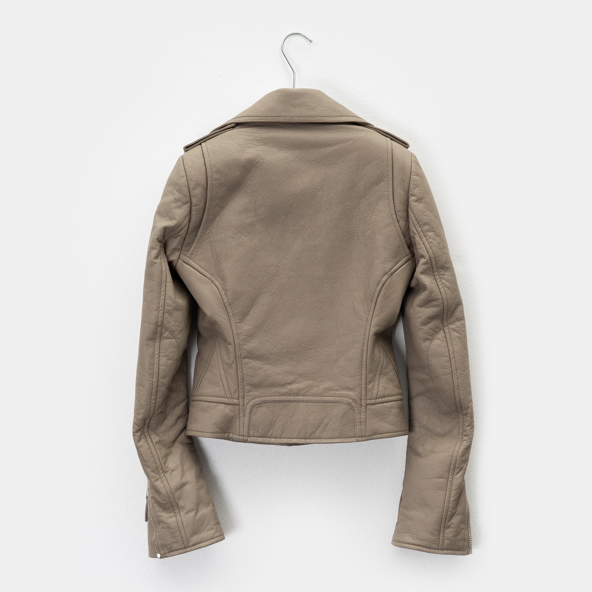 Balenciaga, a leather jacket, size 36.