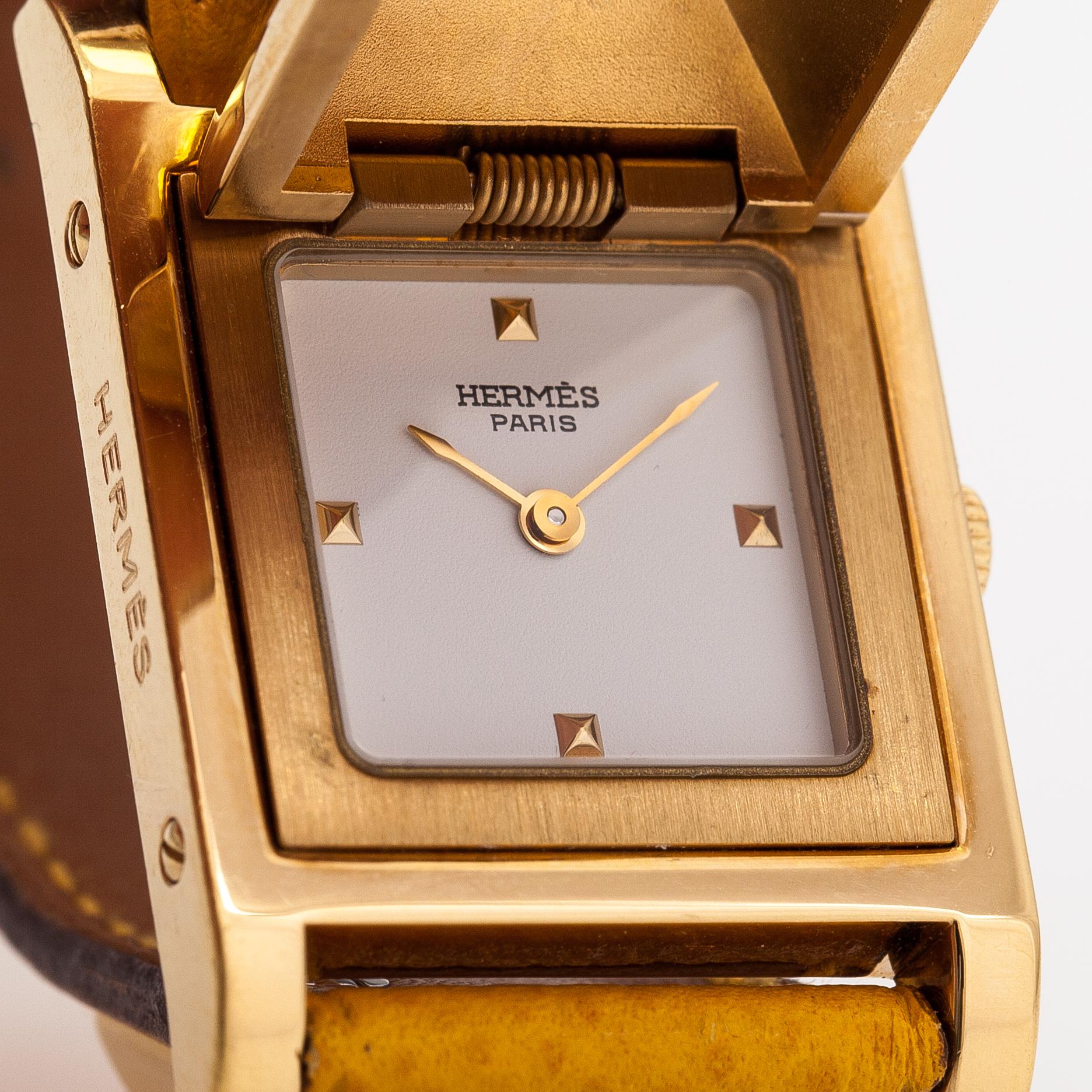 Hermès, Medor, wristwatch, 23 mm.