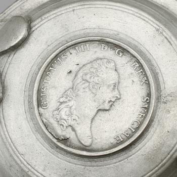 STOP samt FAT, ett par, tenn, 1700-tal.