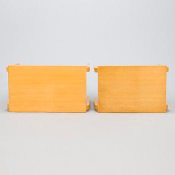 Alvar Aalto, sarjapöytä, 2 osaa, malli 88A ja 88B, Artek,1980-luku.