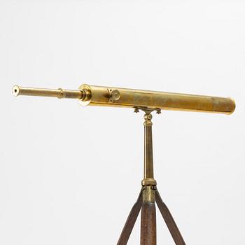 A telescope by John Browning of 63 Strand, London, later part 19th century/circa 1900.