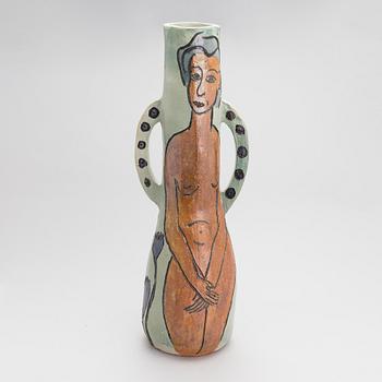 Pauli Partanen, a ceramic sculpture, signed and dated -99.