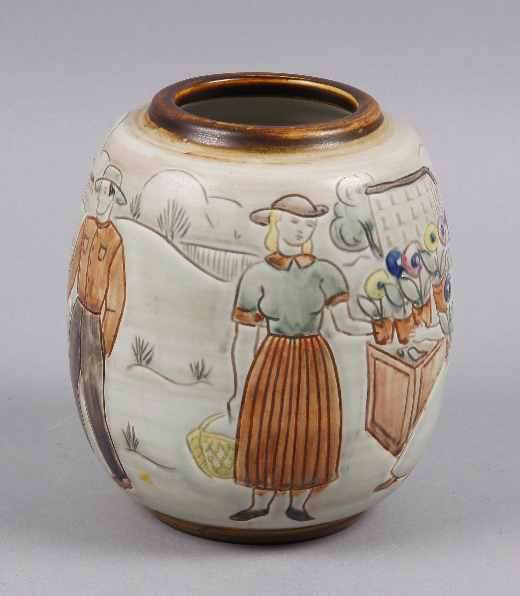 VAS, keramik, Gertrud Lönegren, Rörstrand.