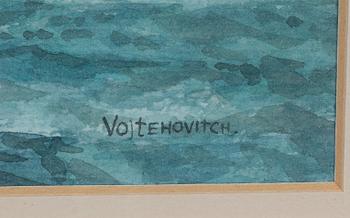 Vojtehovitch, the three-masted barque "Thrine" of Väddö.