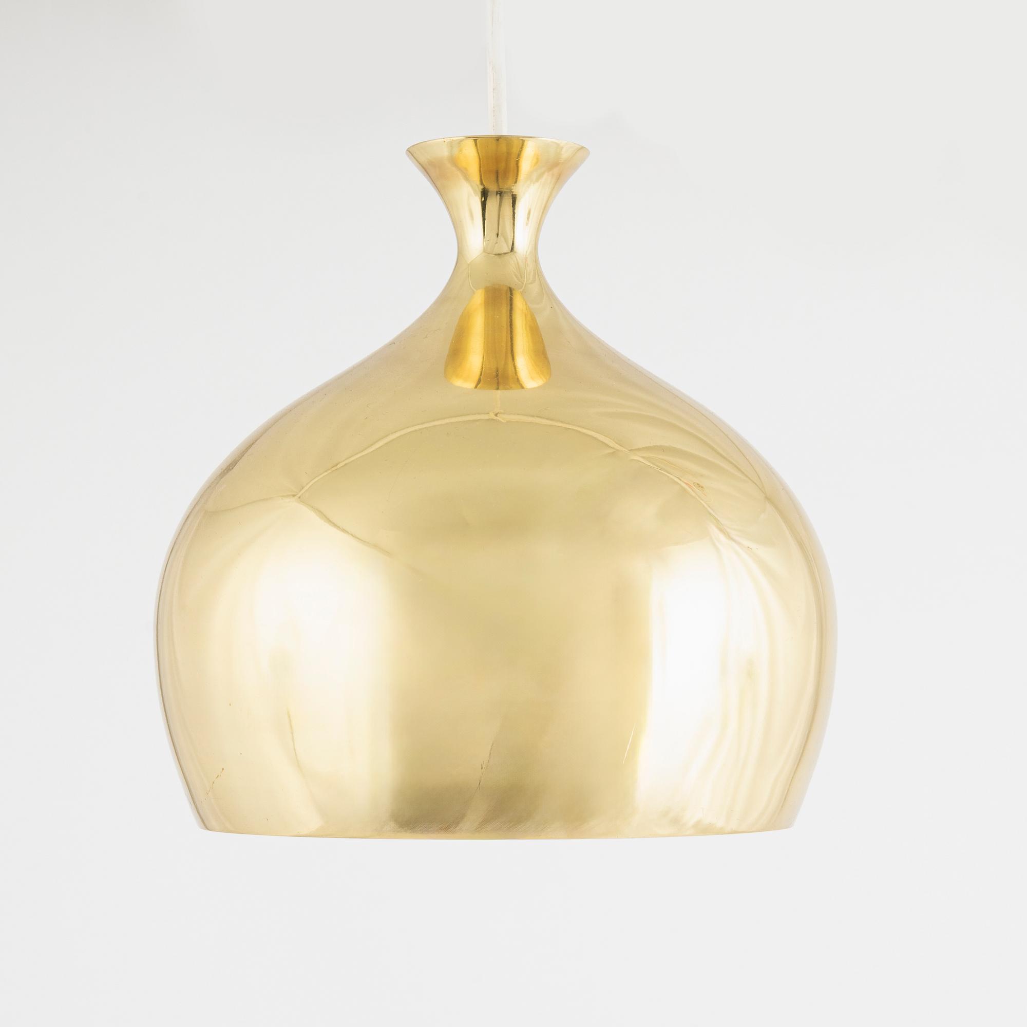 Helge Zimdal, taklampa, "Löken", 1970-tal.