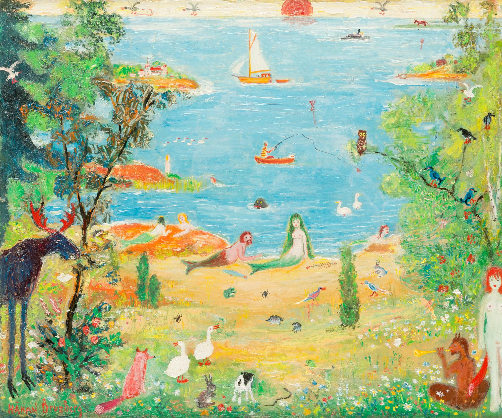 Håkan Brunberg, Summery phantasy landscape.