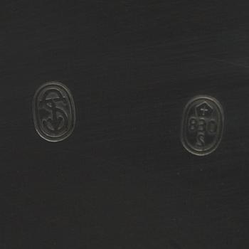 TALLRIKAR, 8 st. 830 silver. 1900-talets senare hälft. Vikt 3318 g.