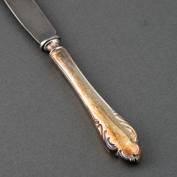 A part 'Haga' silver cutlery, marked JLH, 20th century (103 pieces).