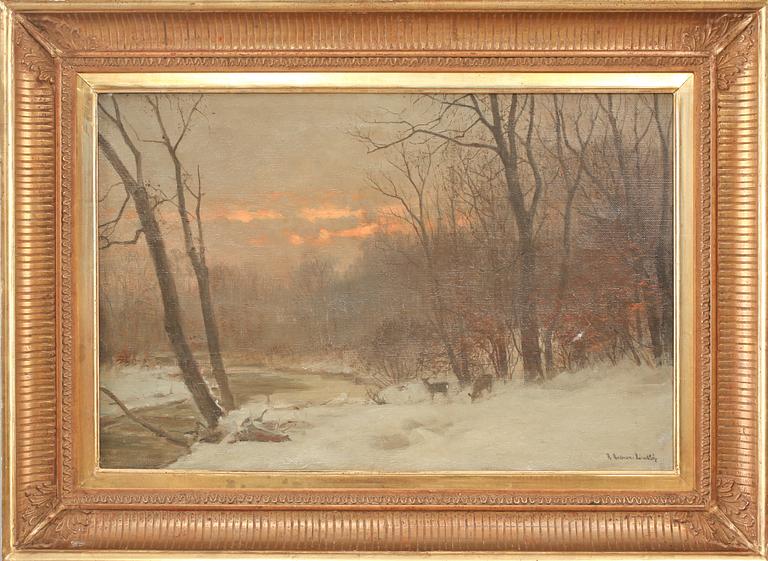 ANDERS ANDERSEN-LUNDBY, olja på duk, signerad.