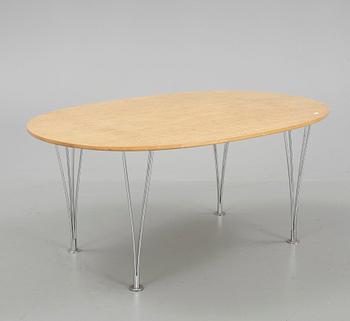 SOFFBORD. "Superellips", Bruno Mathsson och Piet Hein för Fritz Hansen, Danmark.