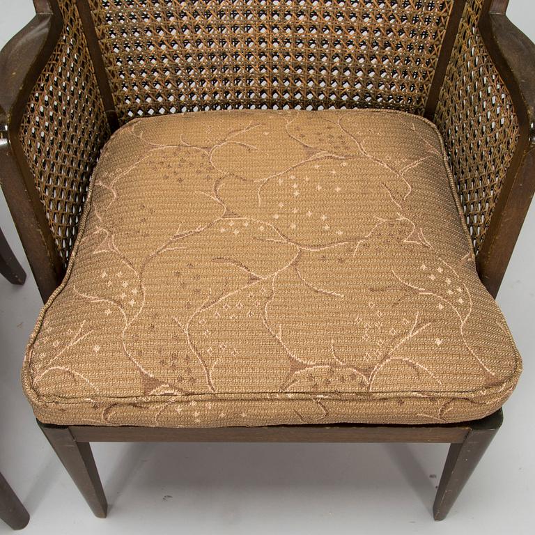 A pair of 1930s armchairs, manufacturer Paul Boman, Finland.