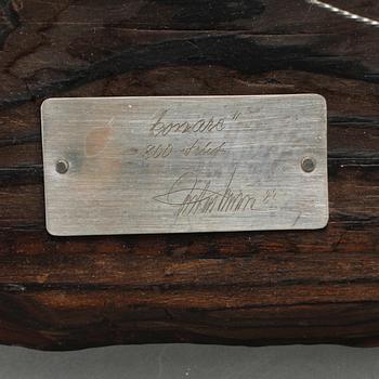 URBAN STRÖM, 2 st, väggskulpturer, signerade och daterade -82 och -83.