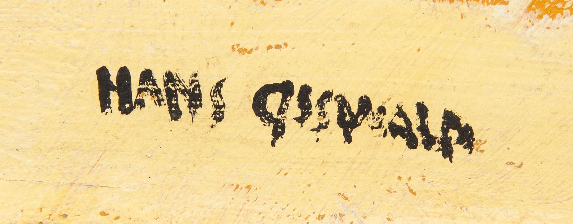 Hans Osswald, olja på duk signerad.