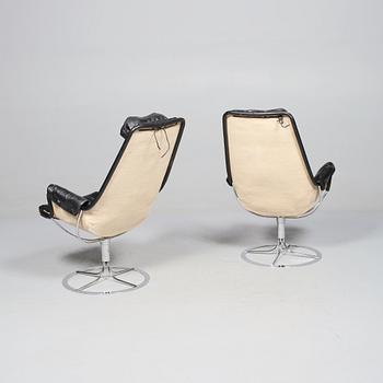 FÅTÖLJER, ett par,  "Jetson", Bruno Mathsson, Dux, 1900-talets andra hälft.