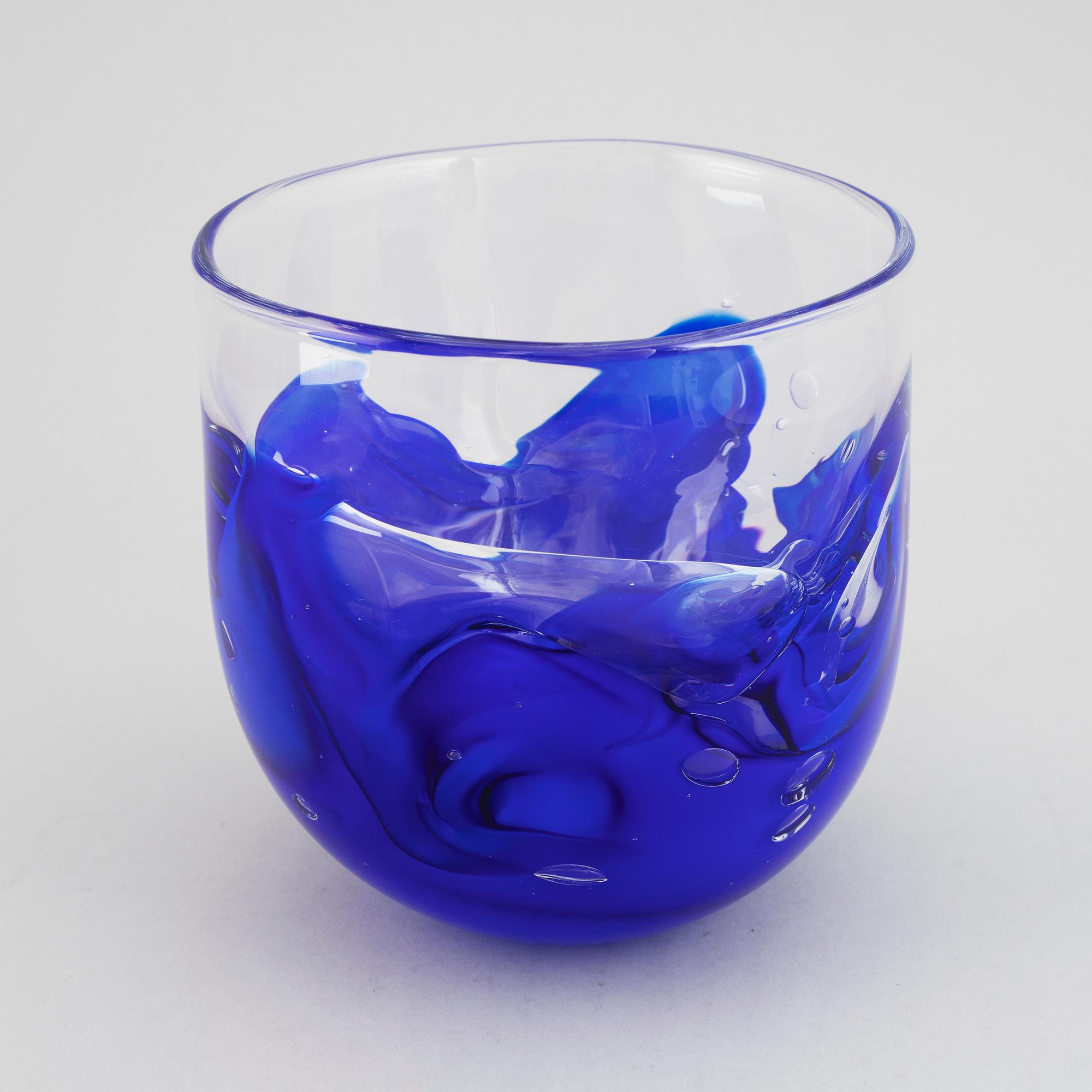 LARS HELLSTEN, vas, glas, Orrefors, signerad och daterad EA1-95.