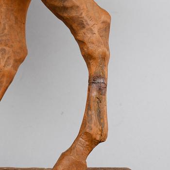 AXEL PETERSSON DÖDERHULTARN, skulptur, skuret trä.