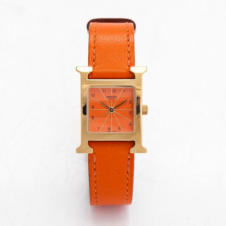 Hermès, Heure H, wristwatch, 21 mm.