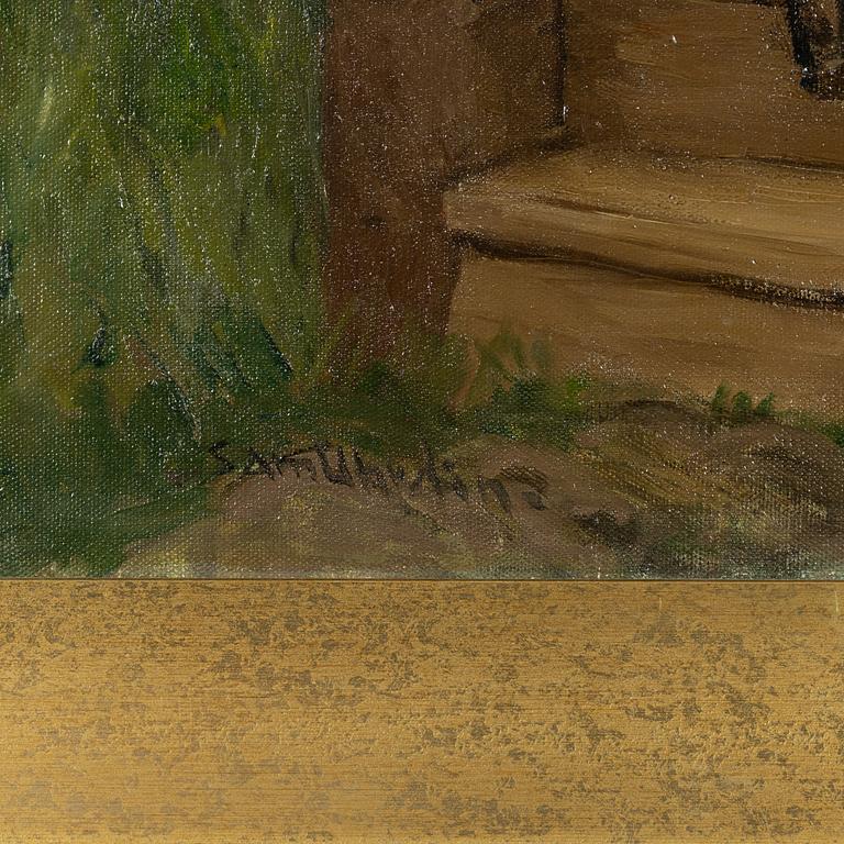 Sam Uhrdin, By the steps.