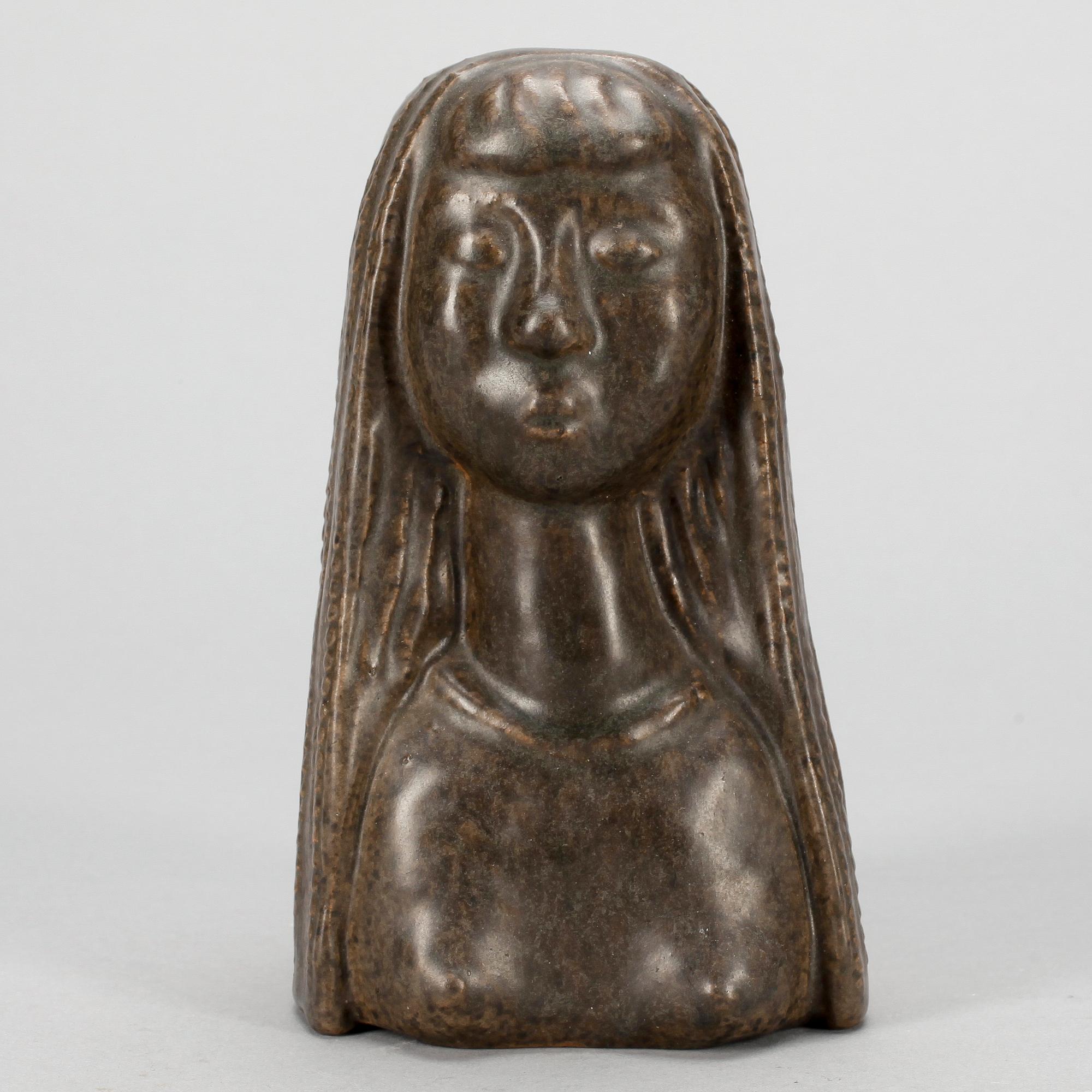 FIGURIN, stengods, Åke Holm, signerad.