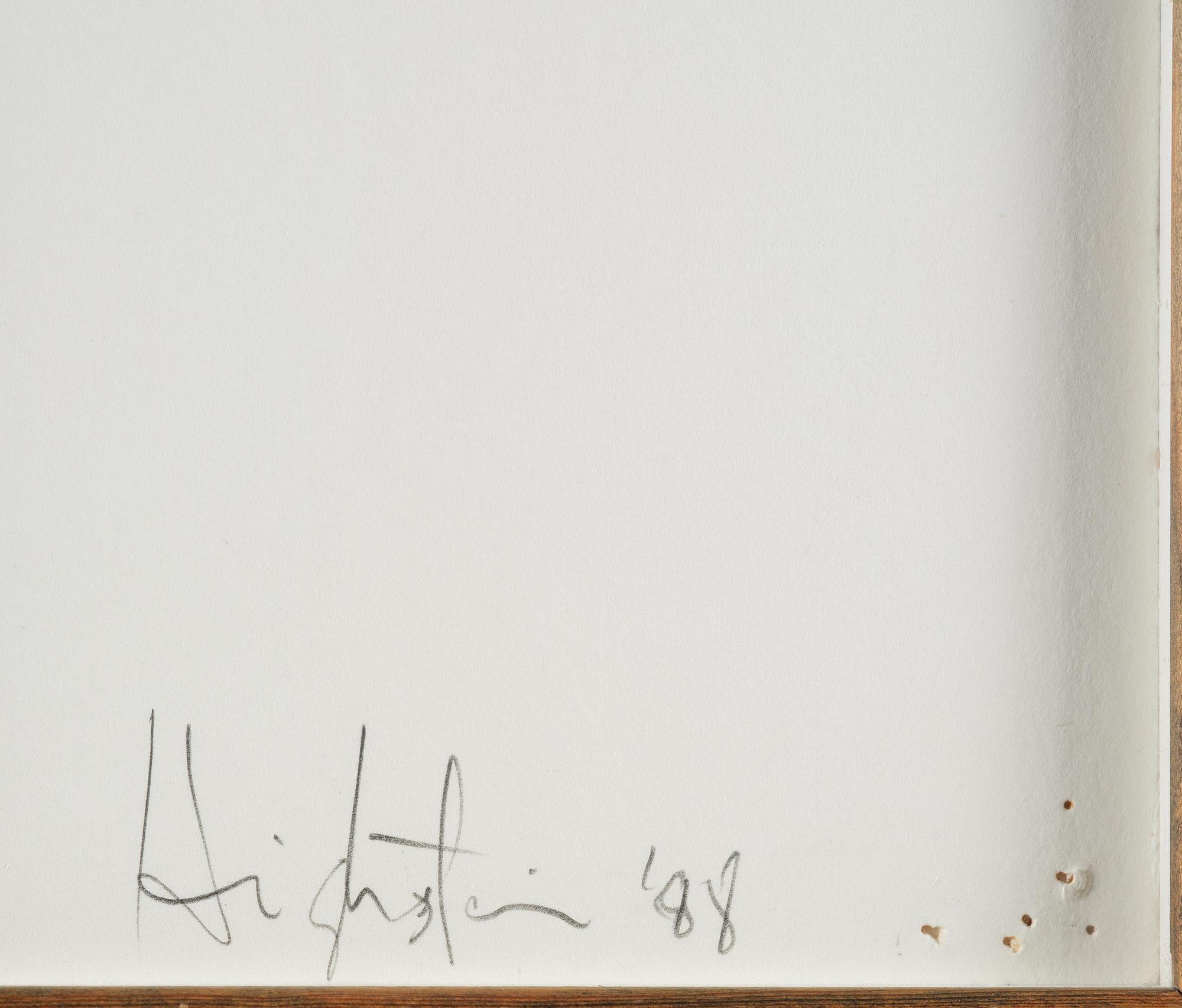 Jene Highstein, Untitled.