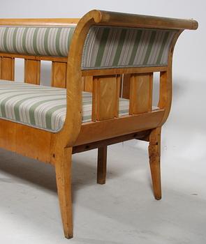 SOFFA samt STOLAR, ett par, biedermeier, 1800-talets mitt.