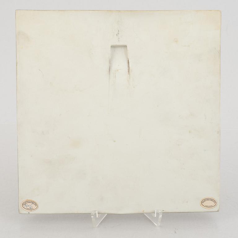 Lisa Larson, three stoneware wall reliefs, Gustavsberg, Sweden.